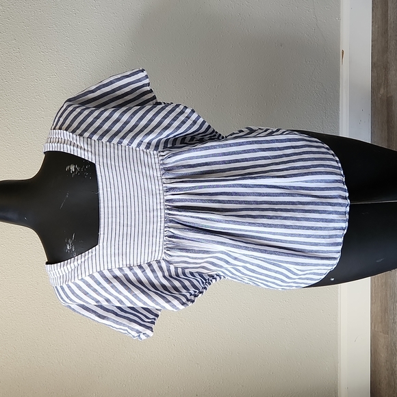 Madewell Butterfly Top in Stripe Play - Picture 6 of 11